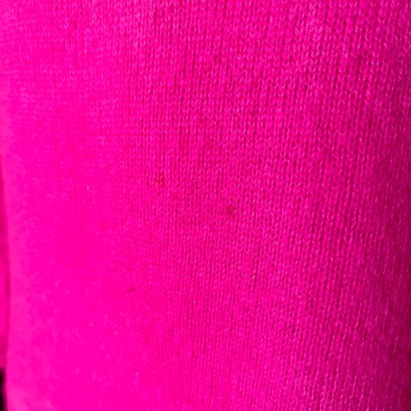 Claudia Nichole Hot Pink Cashmere Sweater Women's XL - Picture 2 of 15